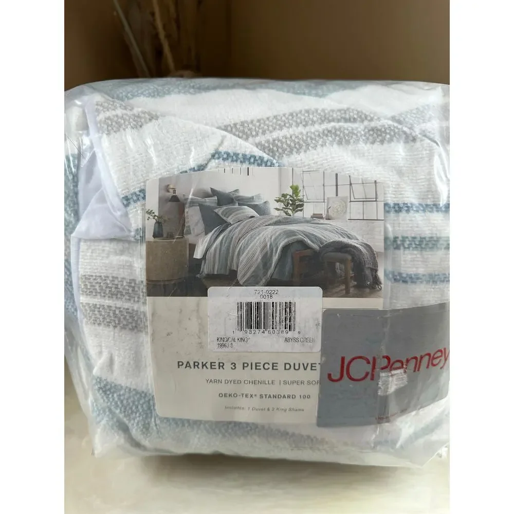 Linden Street Parker Stripe 3-pc. Duvet Set